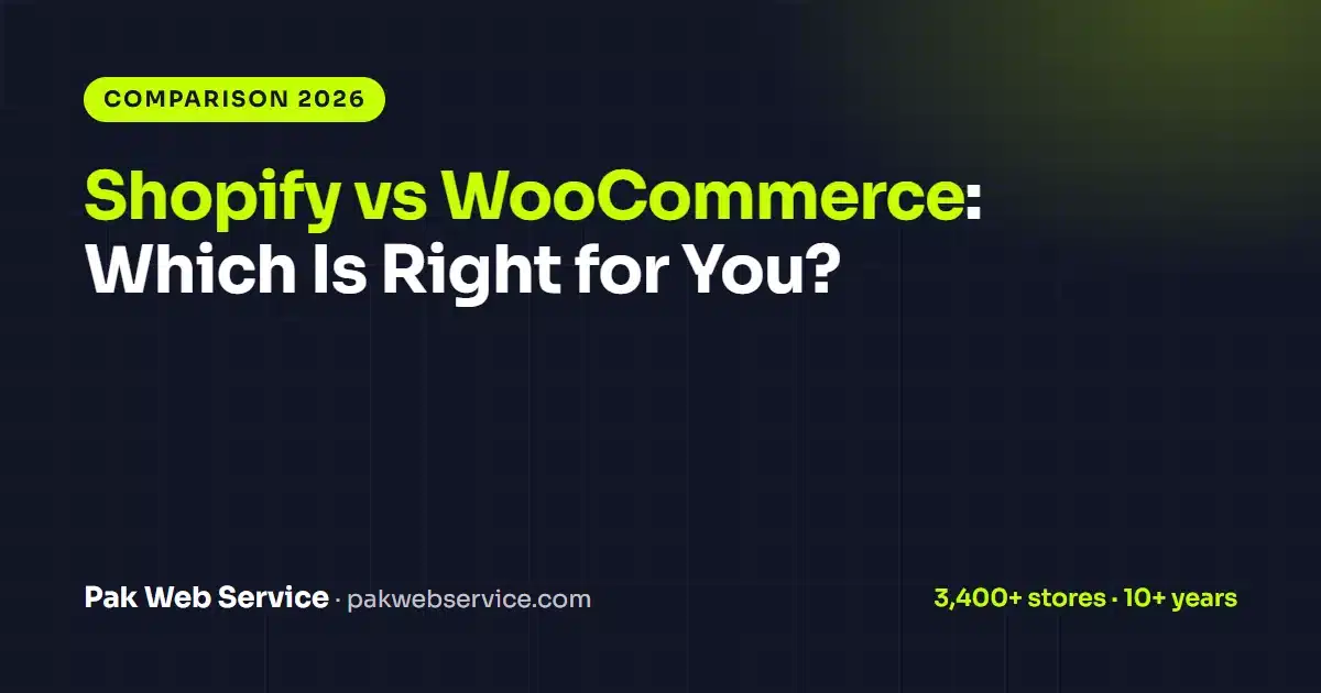 Shopify vs WooCommerce in 2026: Which Is Right for Your Brand?