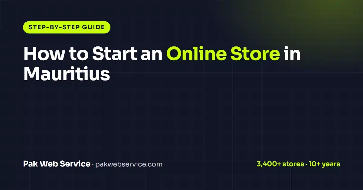 How to Start an Online Store in Mauritius in 2026 (Step-by-Step Guide)