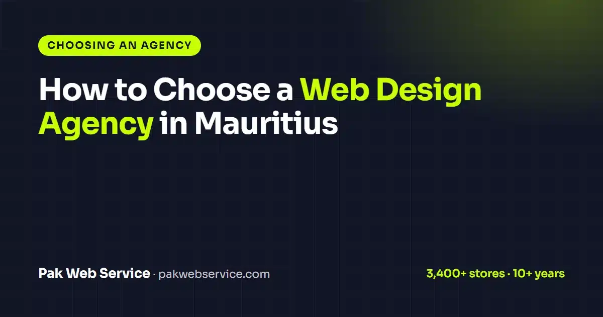 How to Choose the Best Web Design Agency for Your Mauritius Business